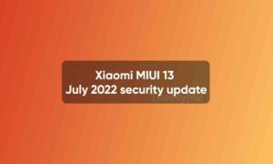 Xiaomi MIUI 13 July 2022 update