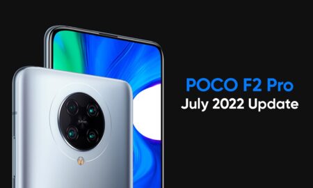 POCO F2 Pro July 2022 update