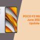 POCO F3 MIUI 13 June Update