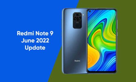Redmi Note 9 June Update