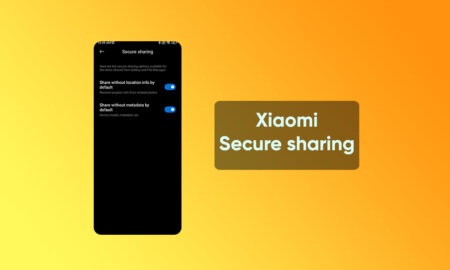 MIUI 13 Secure sharing Xiaomi