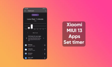Xiaomi MIUI 13 Apps Set timer