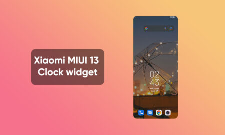 Xiaomi MIUI 13 Clock widget