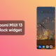 Xiaomi MIUI 13 Clock widget