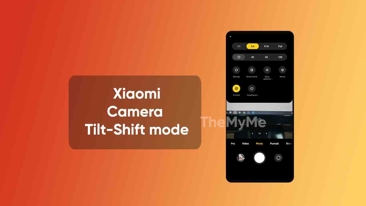 Xiaomi MIUI 13 Tilt-Shift