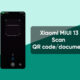 Xiaomi MIUI 13 scan QR code or document