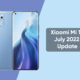 Xiaomi Mi 11 July 2022 patch