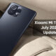 Xiaomi Mi 11 Lite July 2022 Update