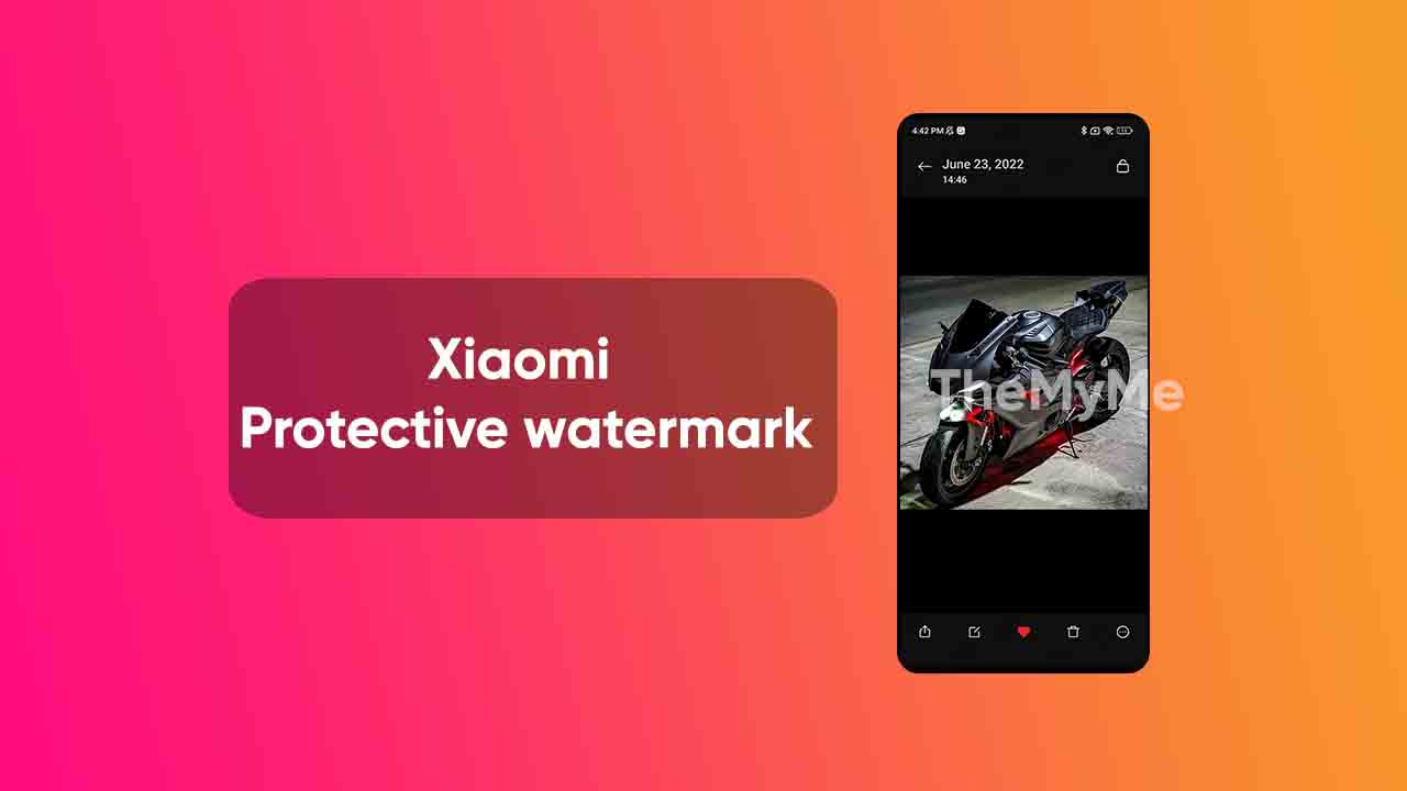 Xiaomi Protective watermark
