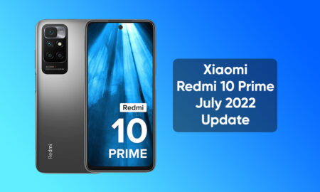 Xiaomi Redmi 10 Prime July 2022 update