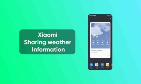 Xiaomi weather info