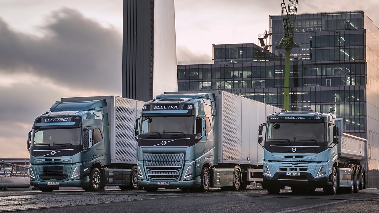 Volvo electric trucks production